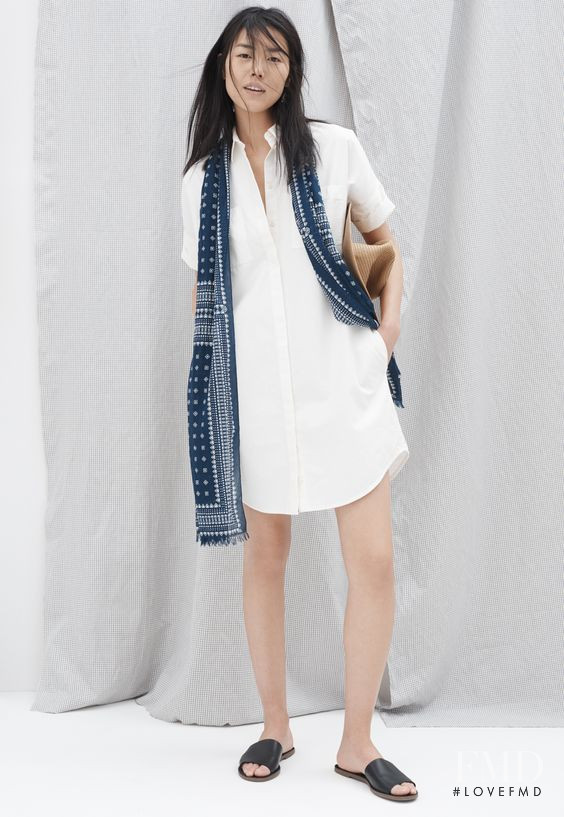 Liu Wen featured in  the Madewell Denim lookbook for Spring 2016