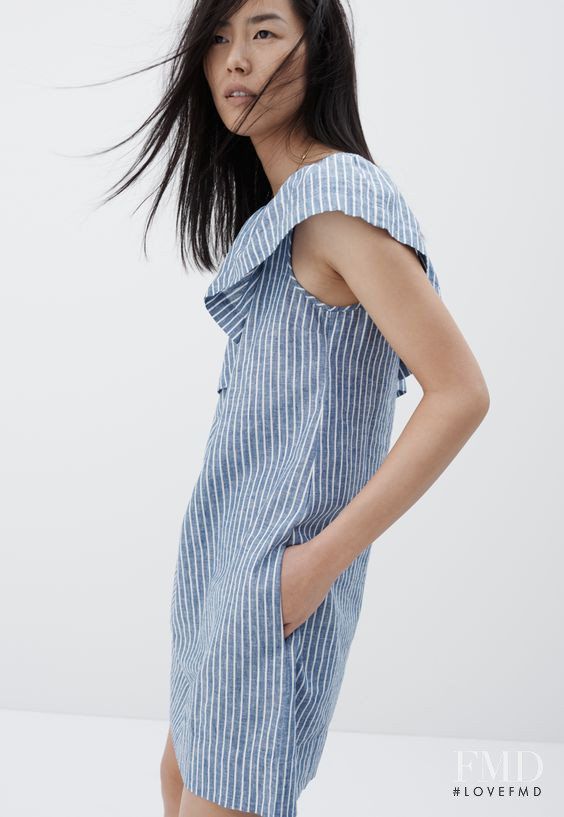 Liu Wen featured in  the Madewell Denim lookbook for Spring 2016