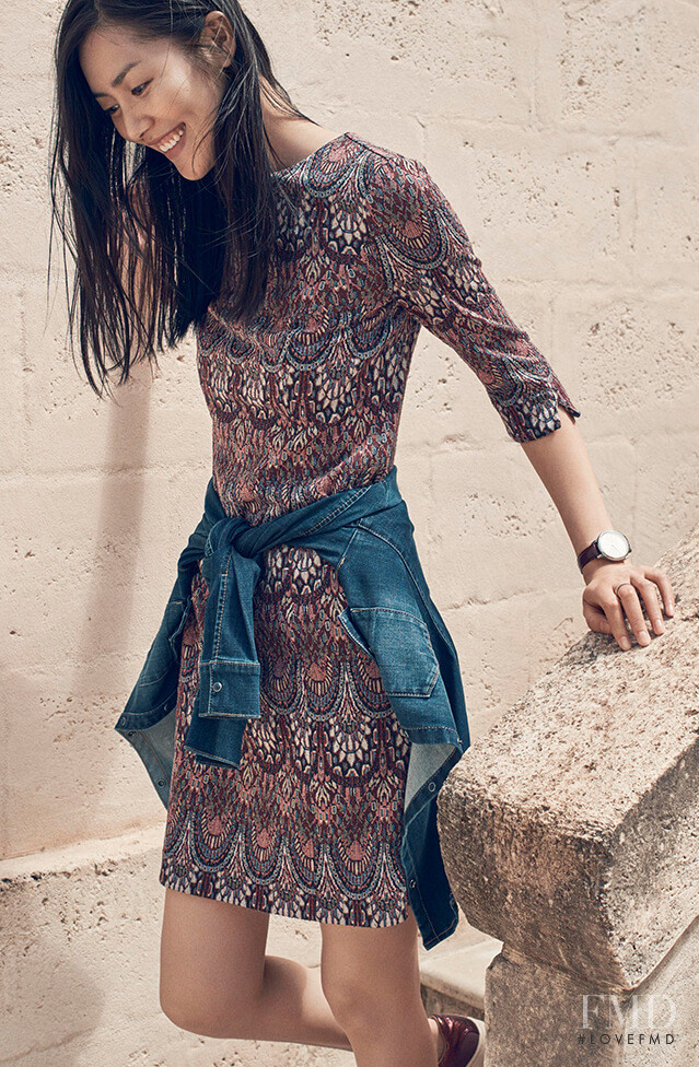 Liu Wen featured in  the Esprit advertisement for Summer 2016