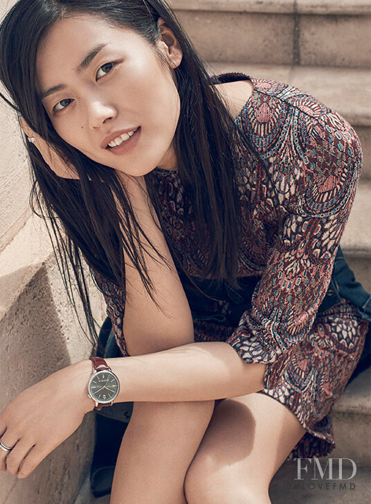 Liu Wen featured in  the Esprit advertisement for Summer 2016