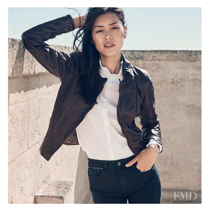 Liu Wen featured in  the Esprit advertisement for Summer 2016