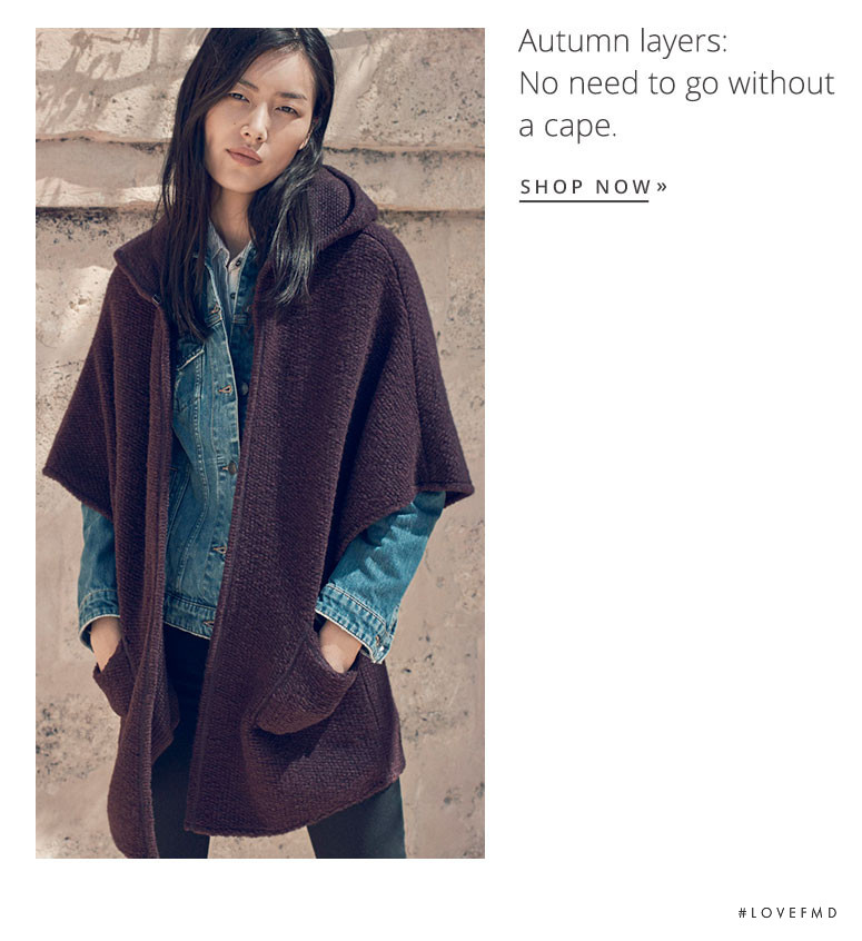 Liu Wen featured in  the Esprit advertisement for Summer 2016