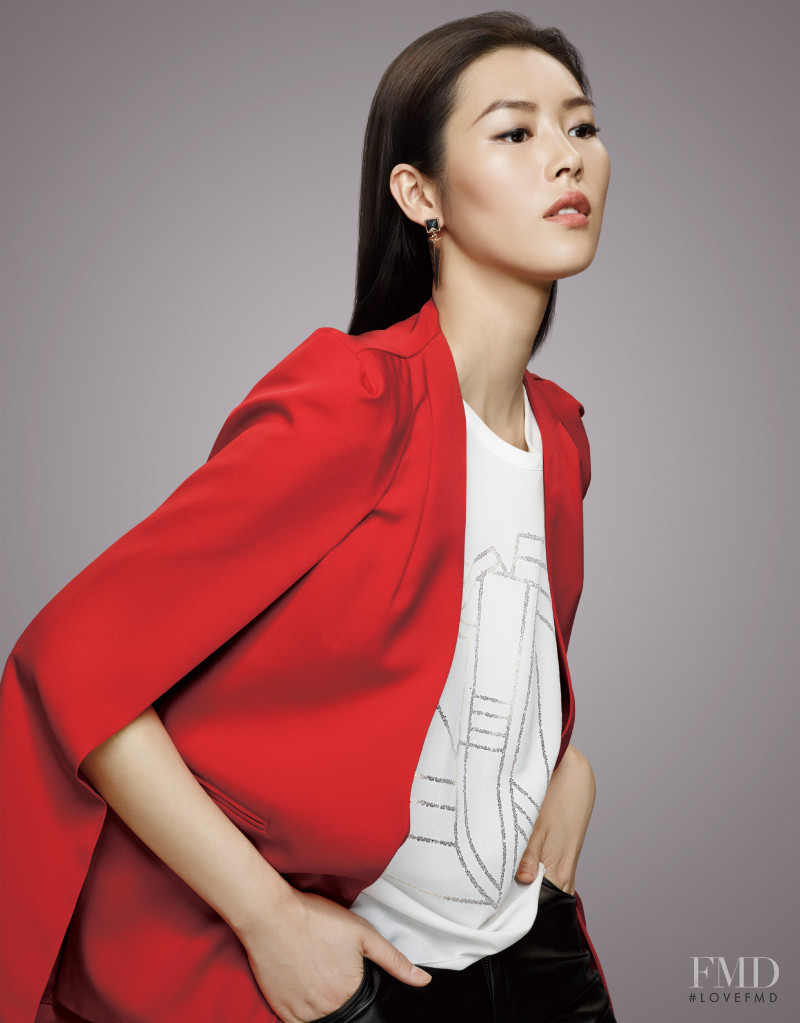Liu Wen featured in  the Sassoon advertisement for Holiday 2015