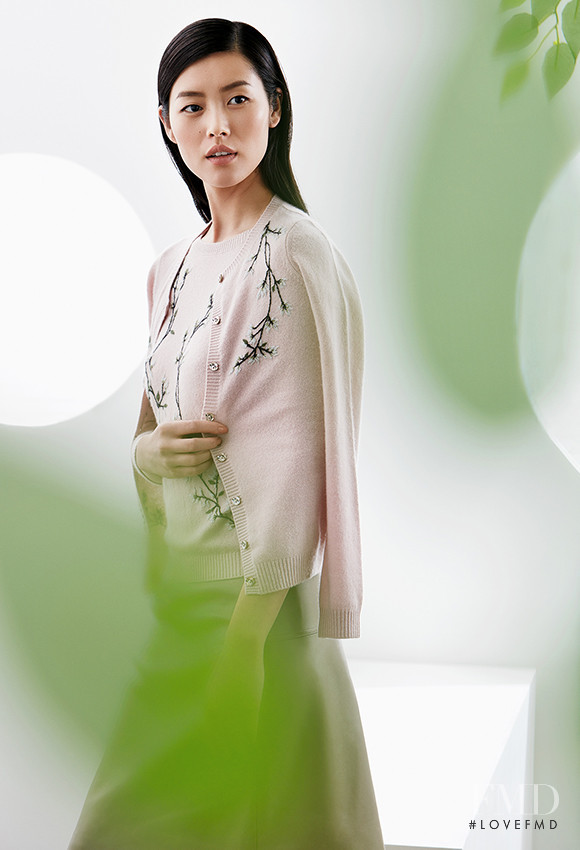 Liu Wen featured in  the Erdos advertisement for Spring/Summer 2016