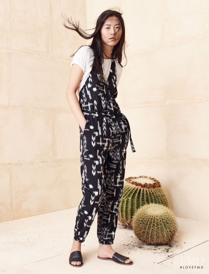 Liu Wen featured in  the Madewell lookbook for Spring 2016