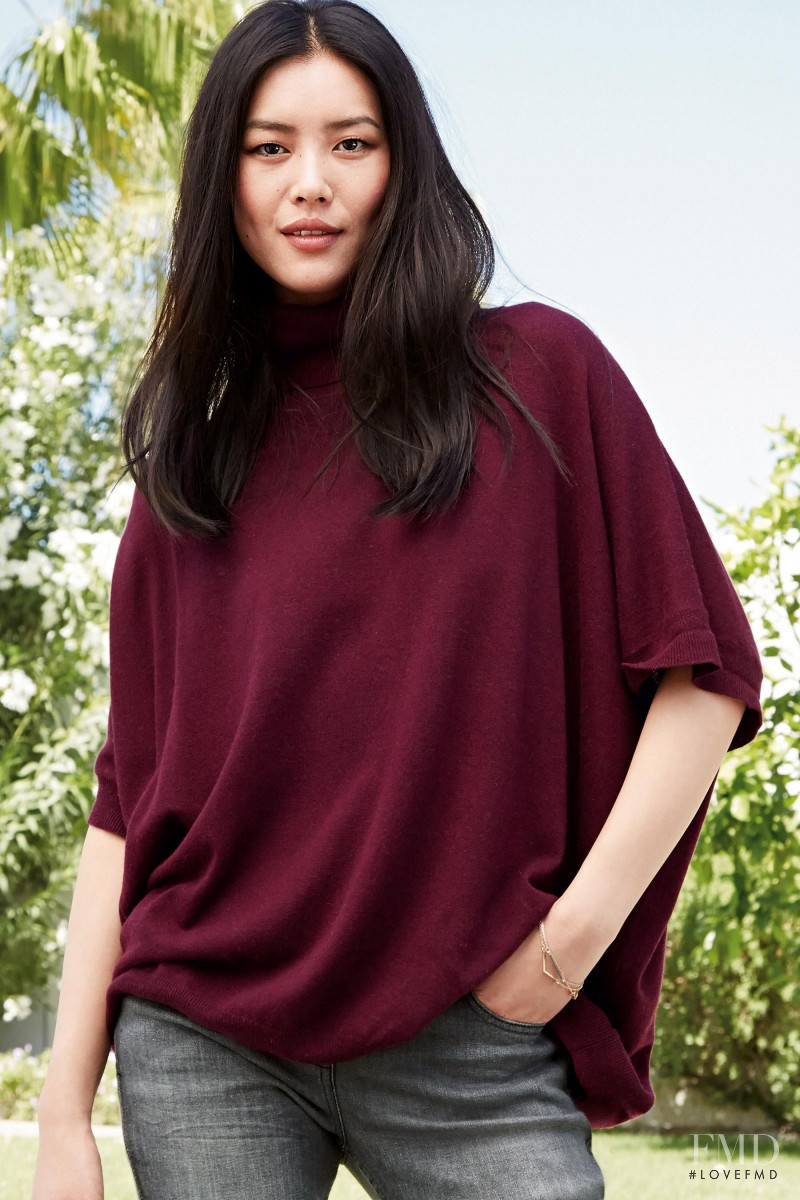 Liu Wen featured in  the Next catalogue for Autumn/Winter 2014