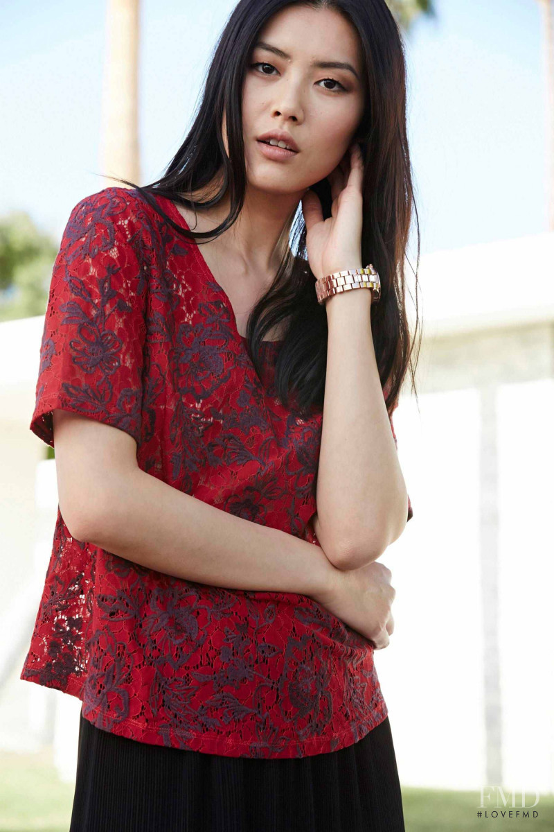 Liu Wen featured in  the Next catalogue for Autumn/Winter 2014