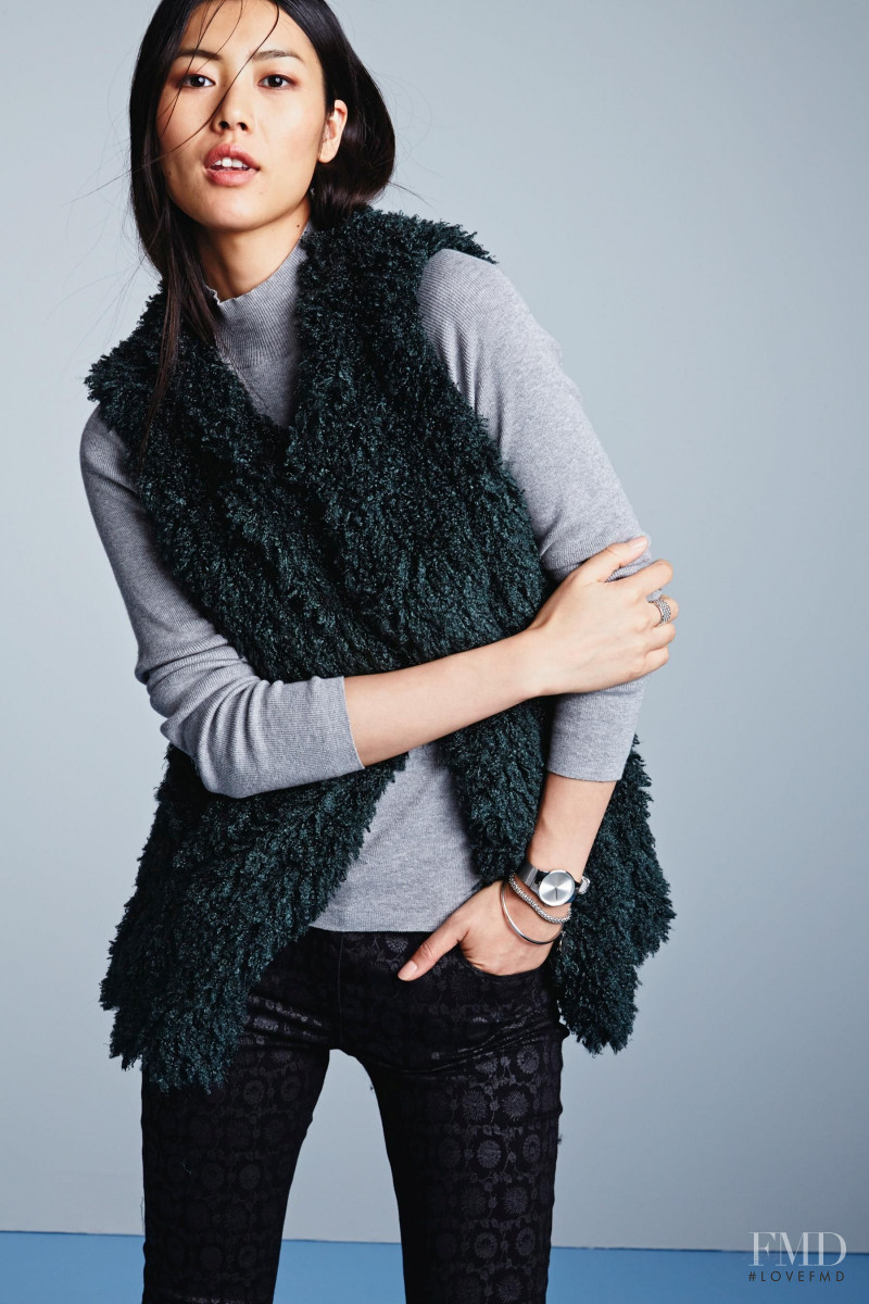 Liu Wen featured in  the Next catalogue for Autumn/Winter 2014