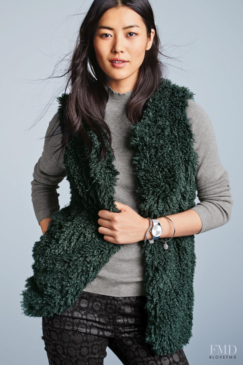 Liu Wen featured in  the Next catalogue for Autumn/Winter 2014