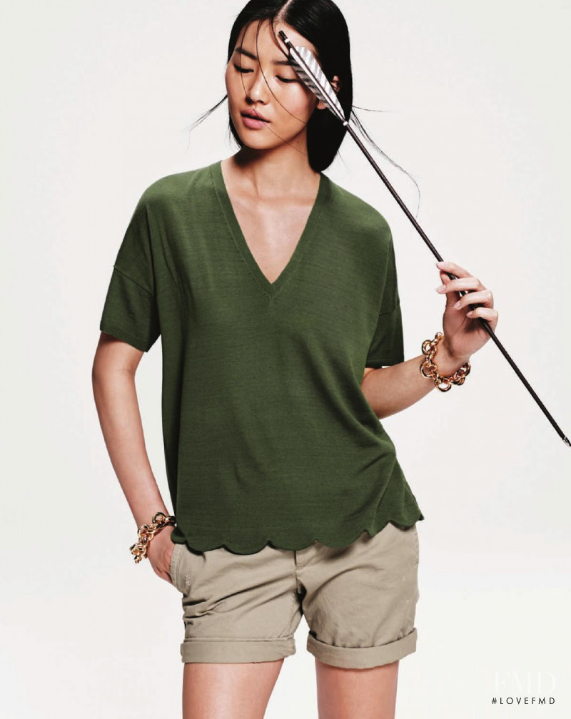 Liu Wen featured in  the J.Crew lookbook for Summer 2014