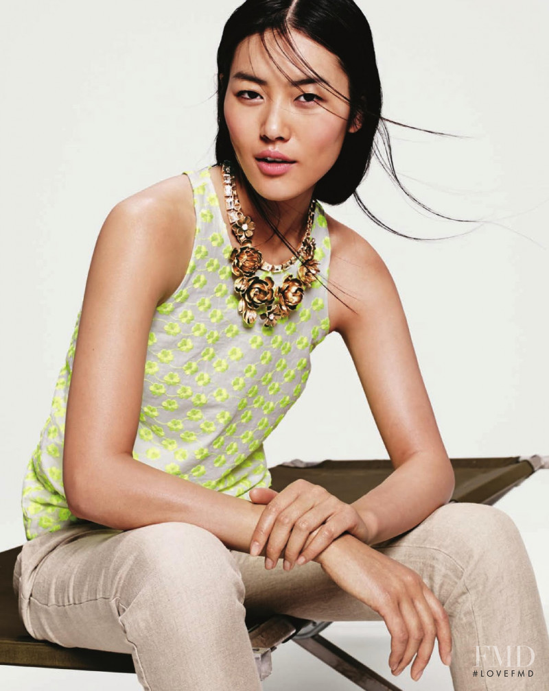 Liu Wen featured in  the J.Crew lookbook for Summer 2014