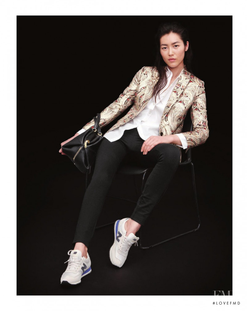 Liu Wen featured in  the J.Crew lookbook for Winter 2013