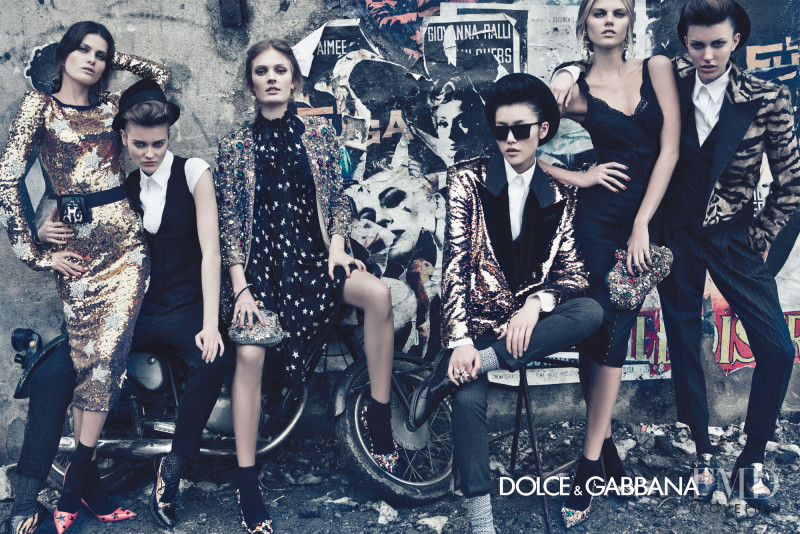 Constance Jablonski featured in  the Dolce & Gabbana advertisement for Autumn/Winter 2011