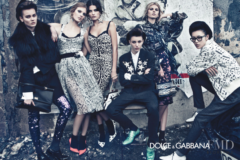 Constance Jablonski featured in  the Dolce & Gabbana advertisement for Autumn/Winter 2011