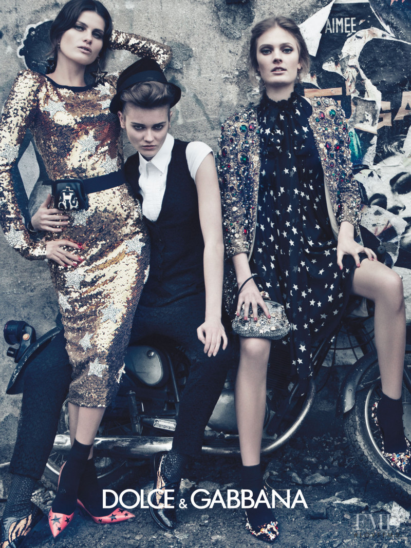 Constance Jablonski featured in  the Dolce & Gabbana advertisement for Autumn/Winter 2011