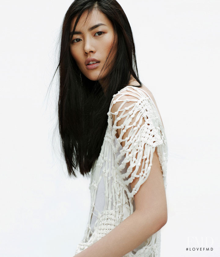 Liu Wen featured in  the Zara lookbook for Summer 2012