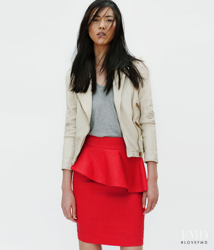 Liu Wen featured in  the Zara lookbook for Summer 2012