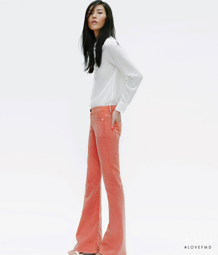 Liu Wen featured in  the Zara lookbook for Summer 2012