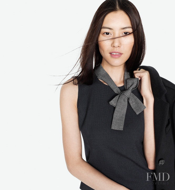 Liu Wen featured in  the J.Crew catalogue for Autumn/Winter 2011