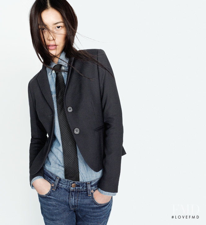 Liu Wen featured in  the J.Crew catalogue for Autumn/Winter 2011