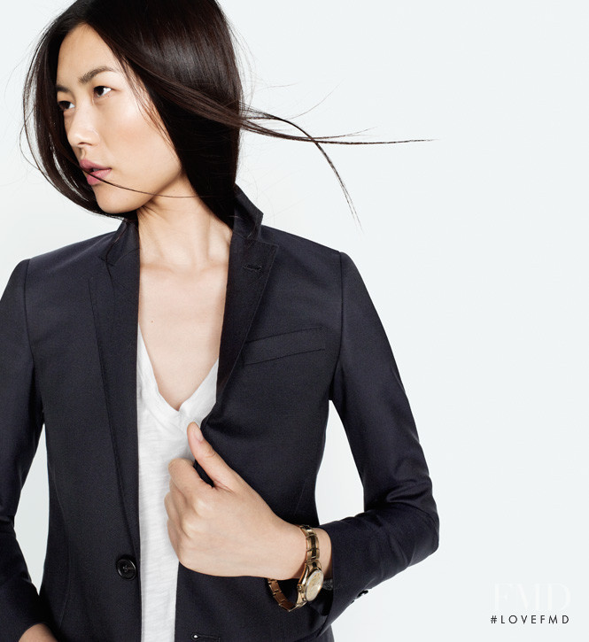 Liu Wen featured in  the J.Crew catalogue for Autumn/Winter 2011