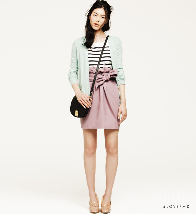 Liu Wen featured in  the J.Crew catalogue for Pre-Fall 2011