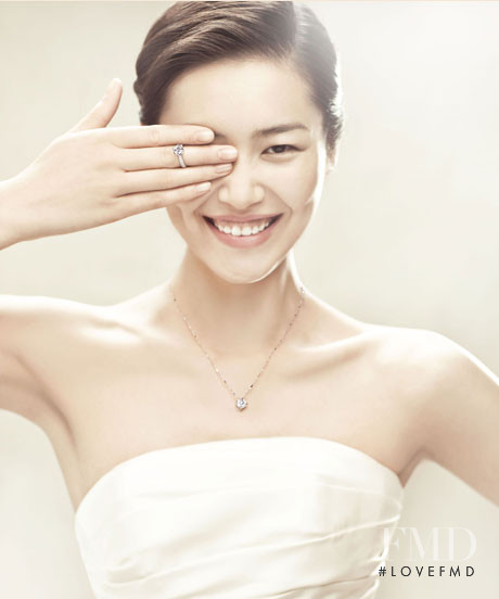 Liu Wen featured in  the Forevermark advertisement for Autumn/Winter 2011