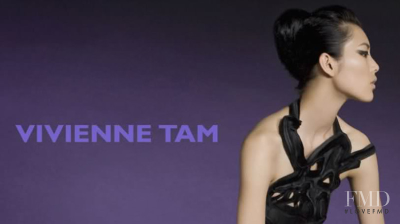 Liu Wen featured in  the Vivienne Tam advertisement for Spring/Summer 2010