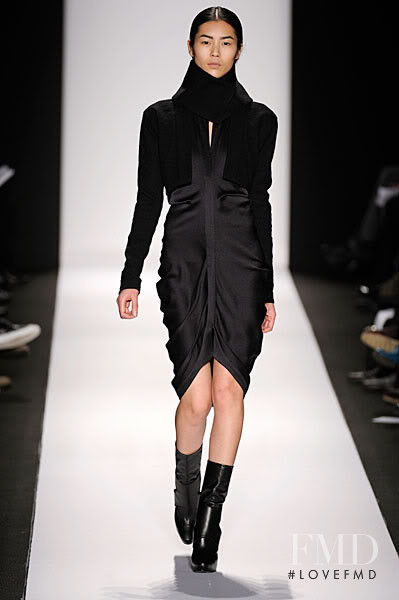 Liu Wen featured in  the Narciso Rodriguez fashion show for Autumn/Winter 2010