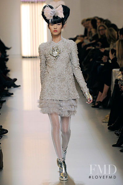 Liu Wen featured in  the Chanel Haute Couture fashion show for Spring/Summer 2010