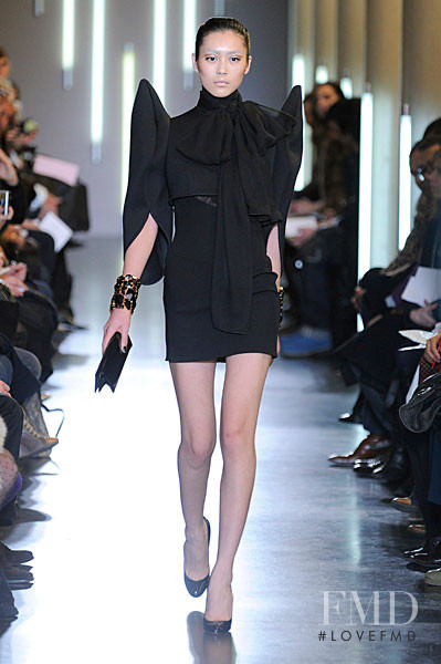 Liu Wen featured in  the Alexandre Vauthier fashion show for Spring/Summer 2010