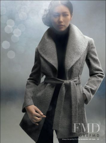 Liu Wen featured in  the Nordstrom catalogue for Fall 2009