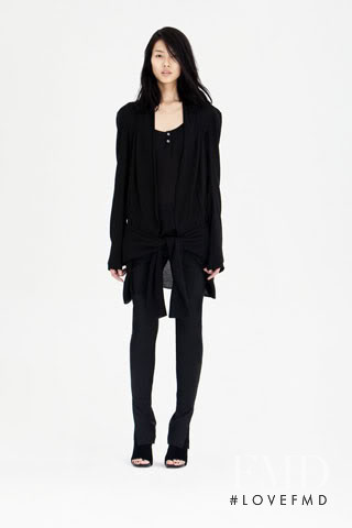 Liu Wen featured in  the Alexander Wang lookbook for Pre-Fall 2010