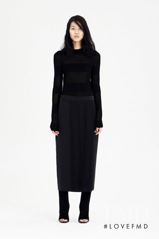 Liu Wen featured in  the Alexander Wang lookbook for Pre-Fall 2010