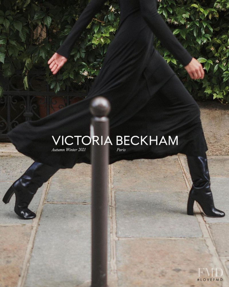 Alexandra Agoston-O\'Connor featured in  the Victoria Beckham Victoria Beckham Autumn Winter Collection featuring Alexandra Agoston advertisement for Autumn/Winter 2021