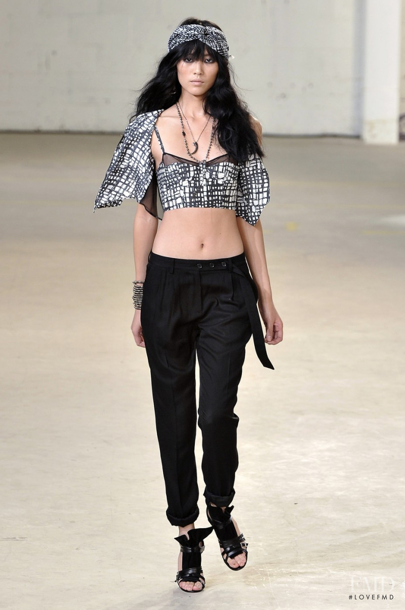 Liu Wen featured in  the Twenty8Twelve fashion show for Spring/Summer 2010