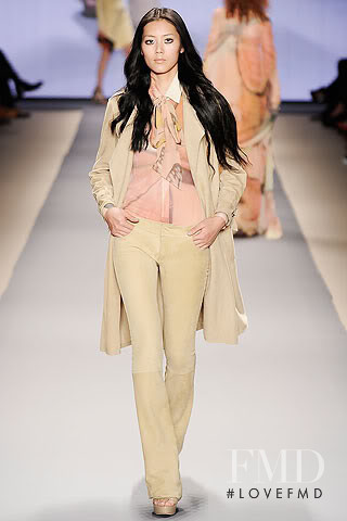 Liu Wen featured in  the Vivienne Tam fashion show for Spring/Summer 2010