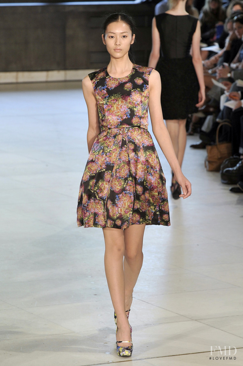 Liu Wen featured in  the Erdem fashion show for Spring/Summer 2010