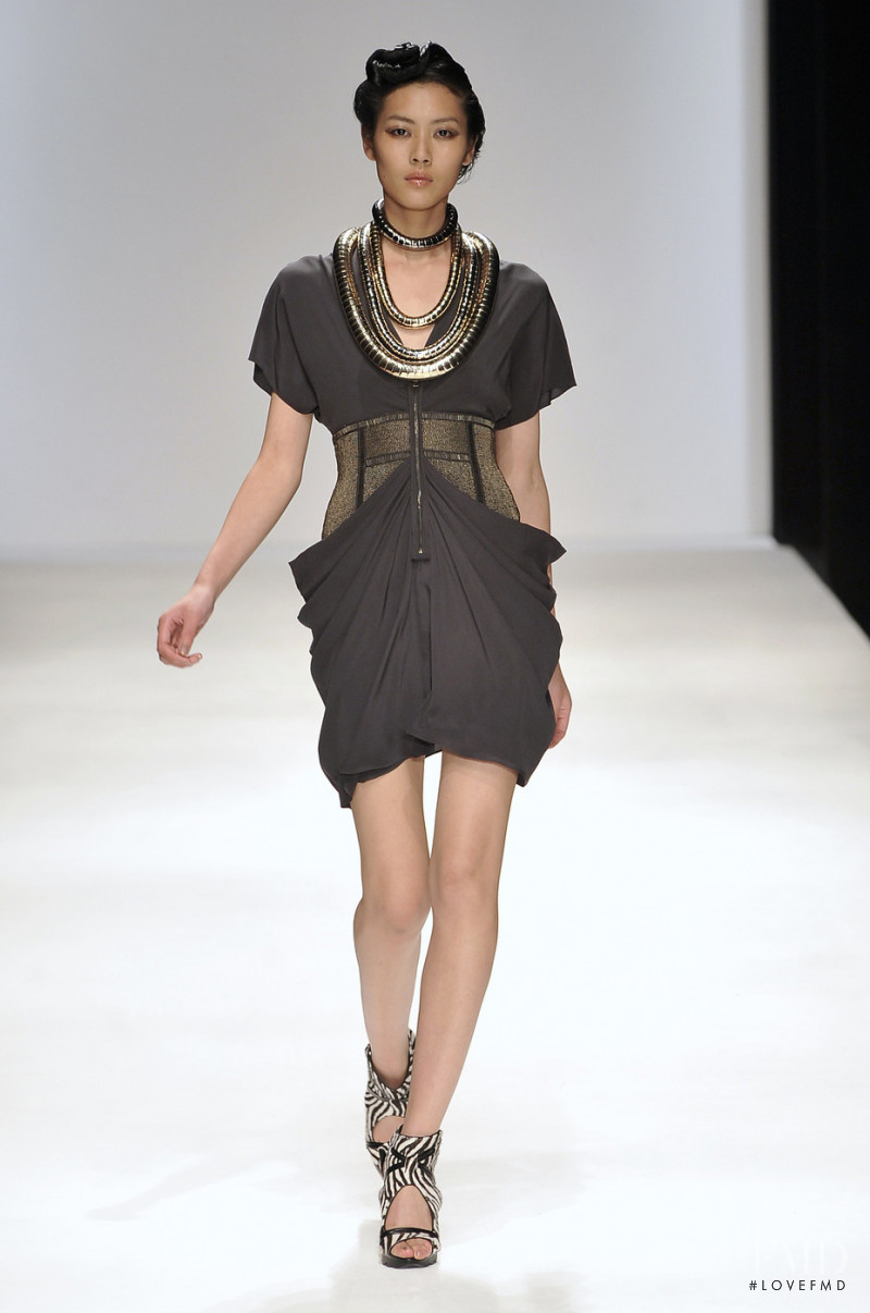 Liu Wen featured in  the Amanda Wakeley fashion show for Spring/Summer 2010