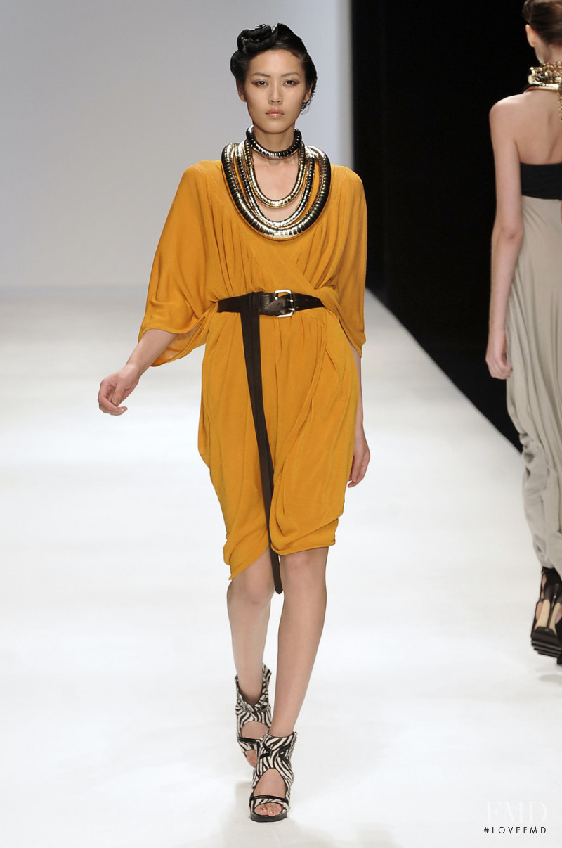 Liu Wen featured in  the Amanda Wakeley fashion show for Spring/Summer 2010
