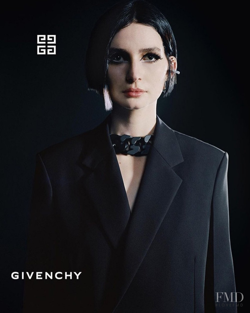 Meadow Walker featured in  the Givenchy advertisement for Autumn/Winter 2021