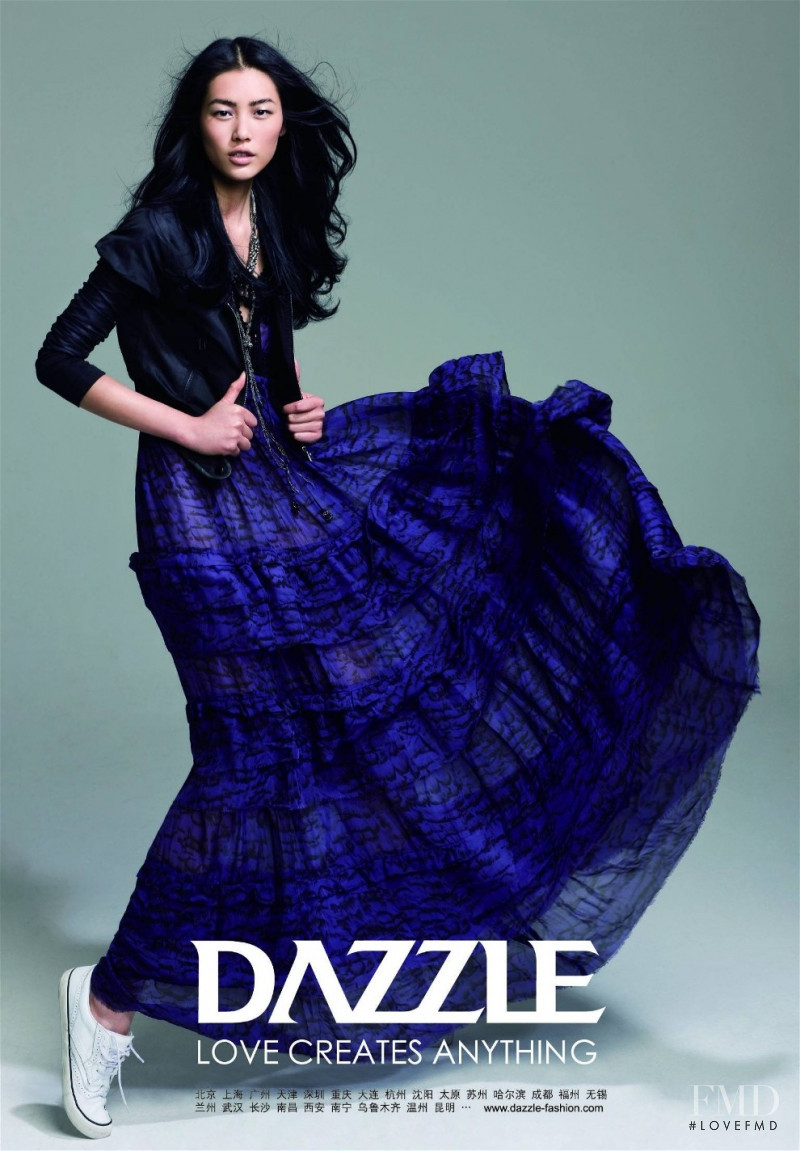 Liu Wen featured in  the Dazzle Fashion advertisement for Autumn/Winter 2009