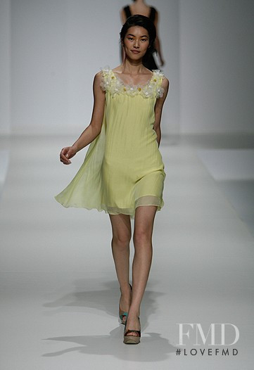 Liu Wen featured in  the Cacharel fashion show for Spring/Summer 2009