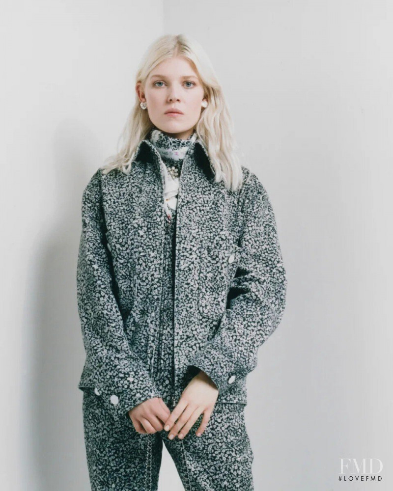 Ola Rudnicka featured in  the Chanel lookbook for Pre-Fall 2021