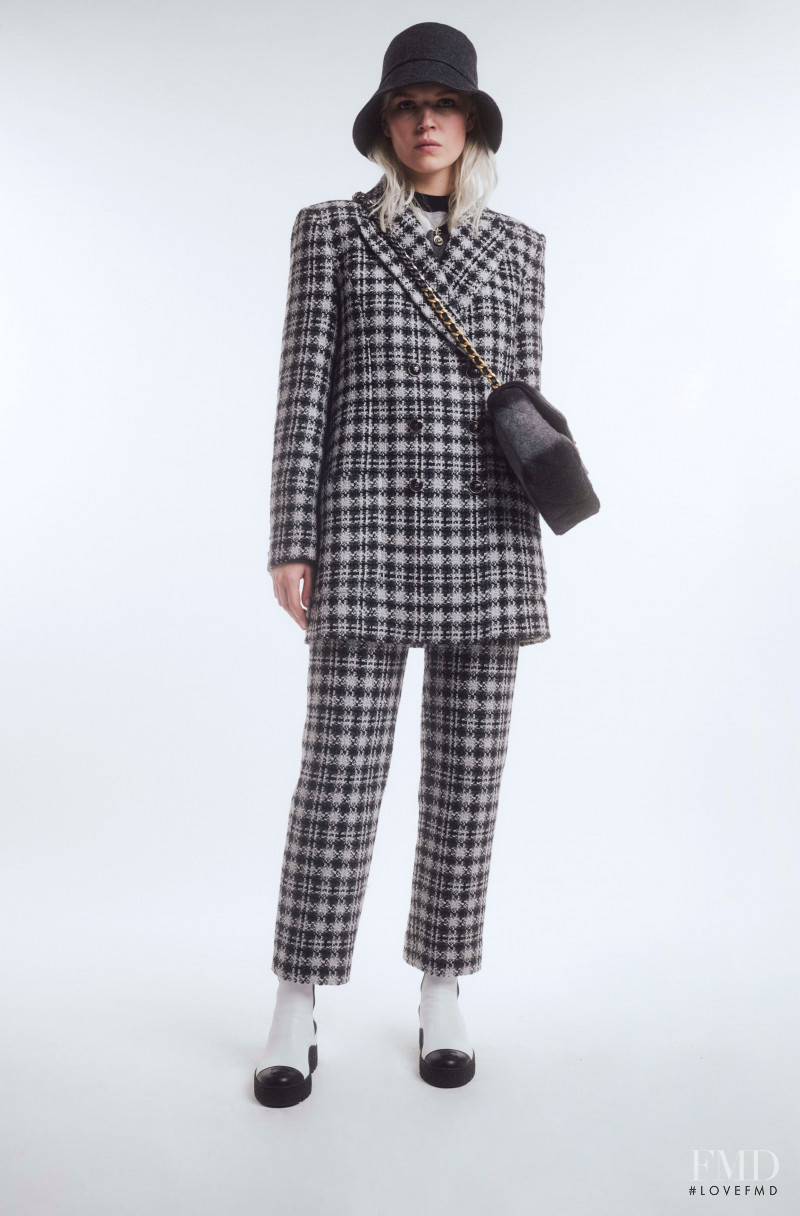 Ola Rudnicka featured in  the Chanel lookbook for Pre-Fall 2021