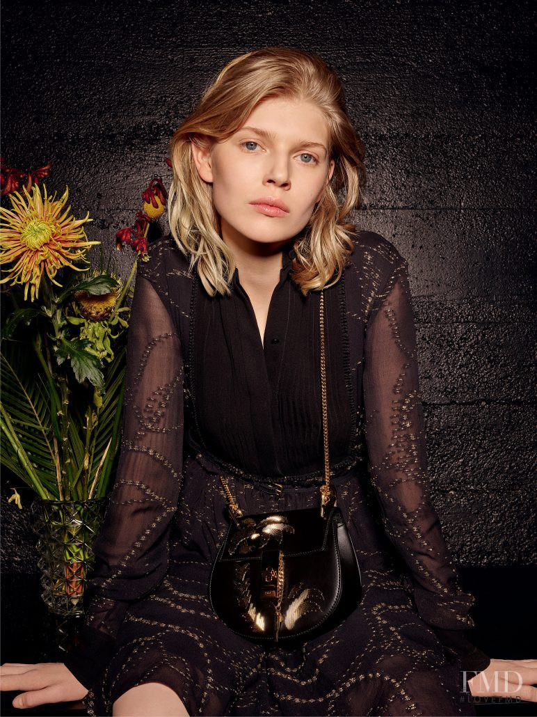 Ola Rudnicka featured in  the Chloe advertisement for Holiday 2016