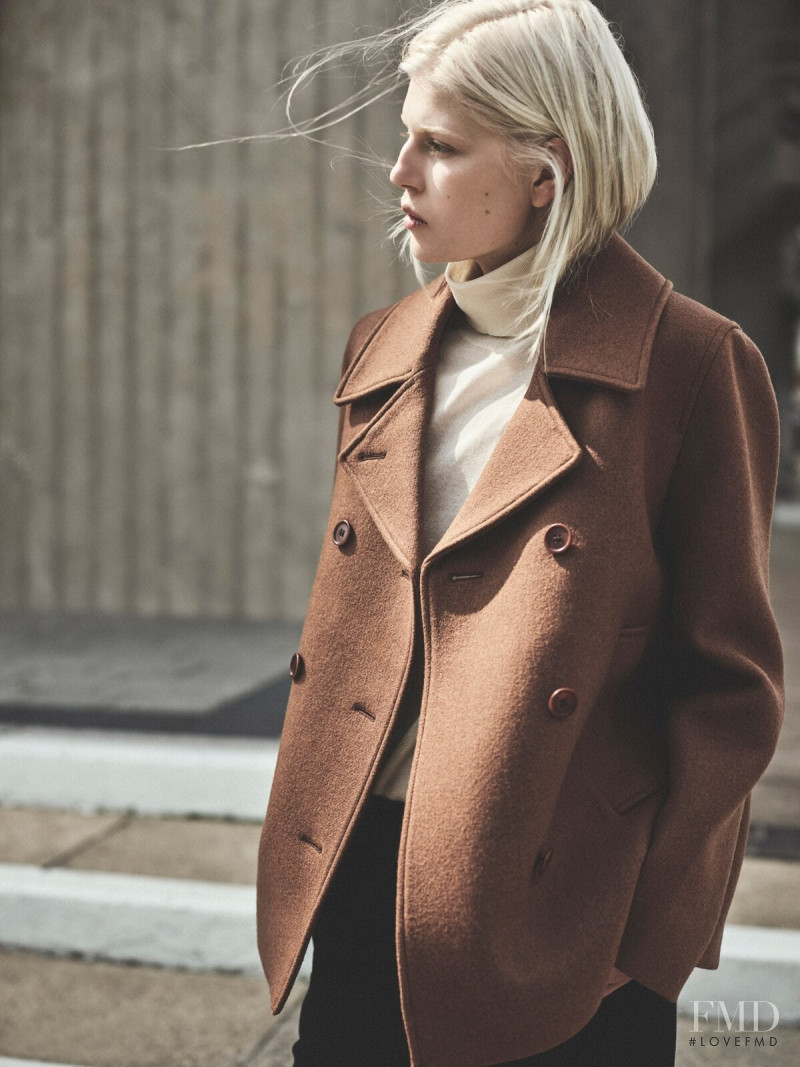 Ola Rudnicka featured in  the Cos Sweden advertisement for Autumn/Winter 2018