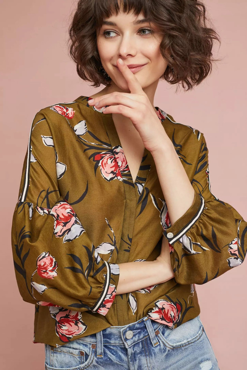 Renata Gubaeva featured in  the Anthropologie catalogue for Summer 2018