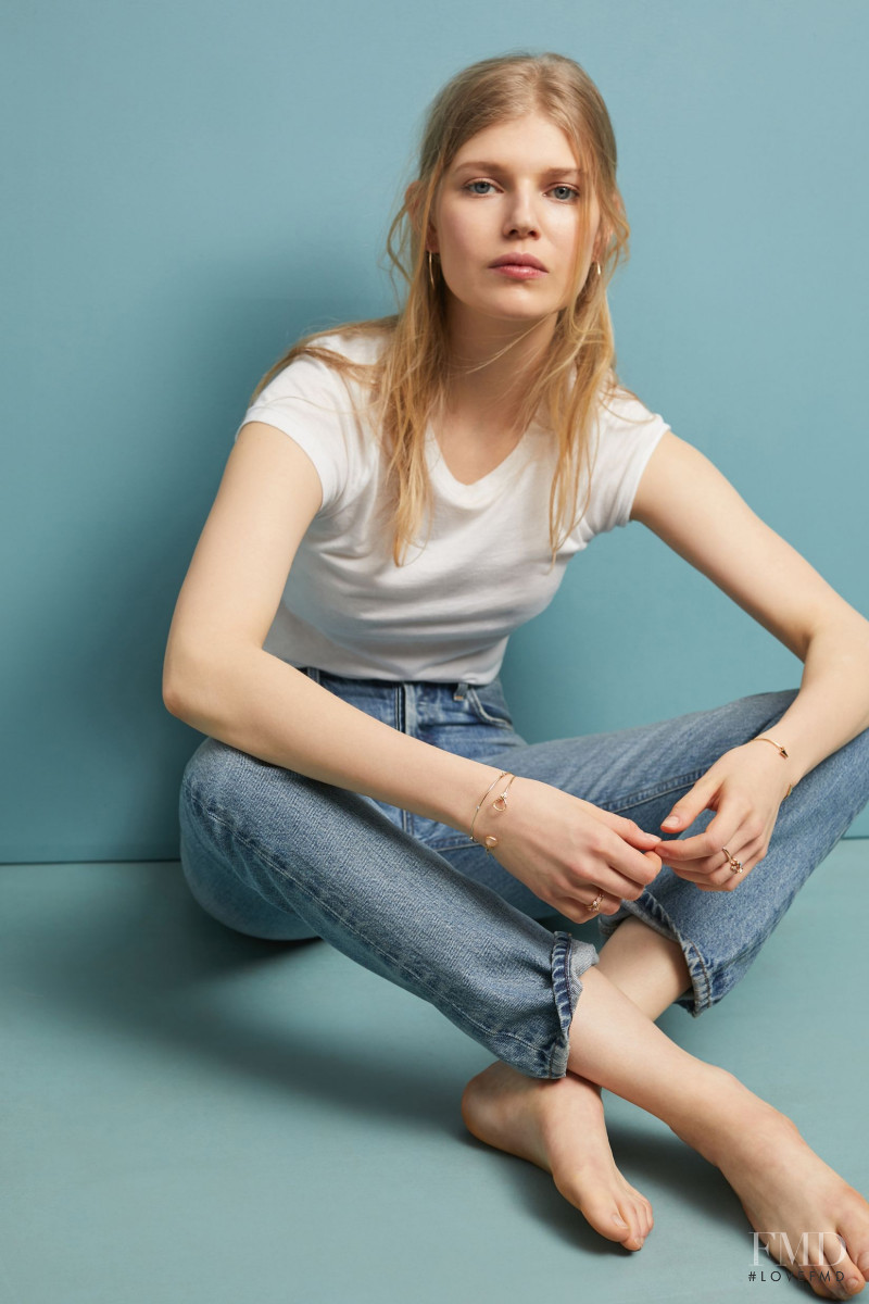Ola Rudnicka featured in  the Anthropologie catalogue for Summer 2018