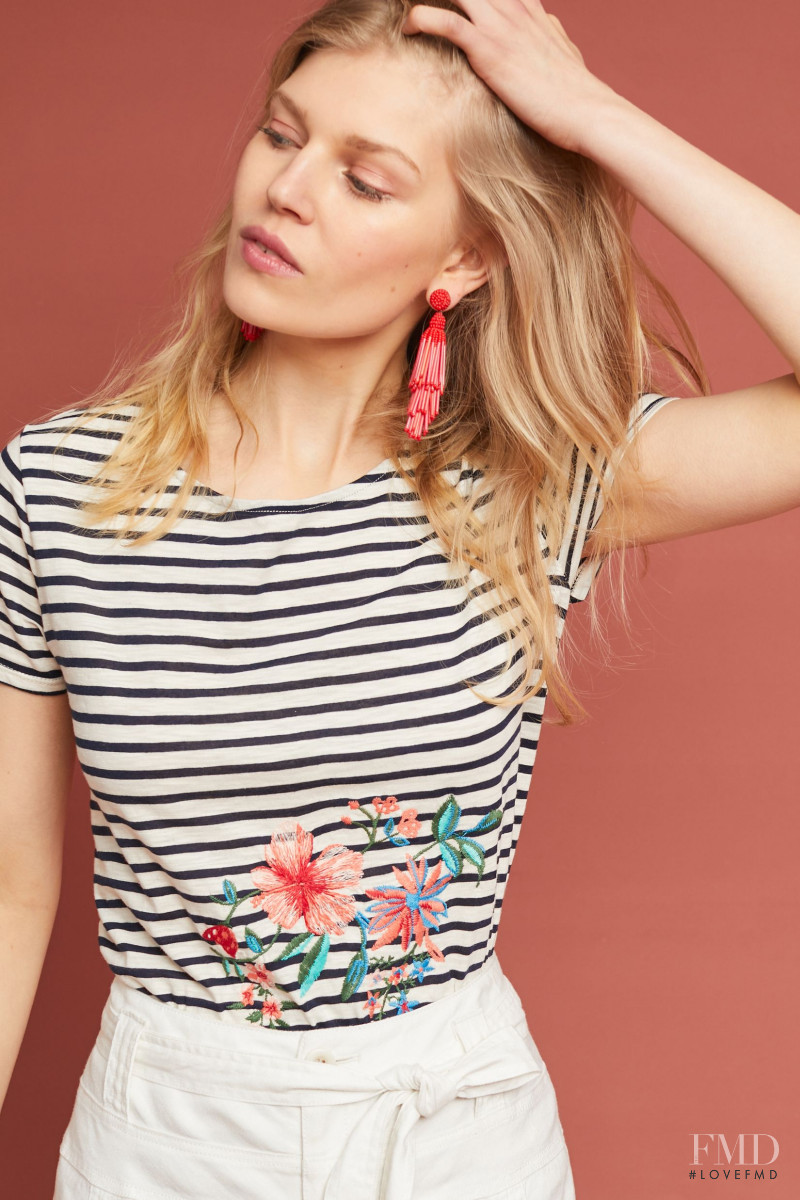 Ola Rudnicka featured in  the Anthropologie catalogue for Summer 2018